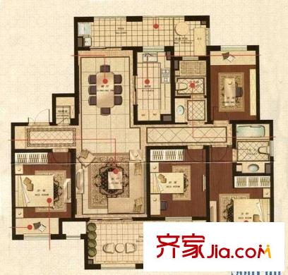 理工雅苑 戶型圖