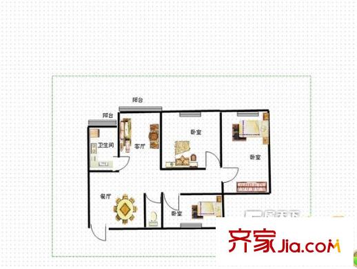 理工雅苑 戶型圖