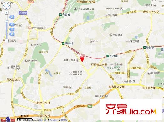 石小路小區(qū)交通圖