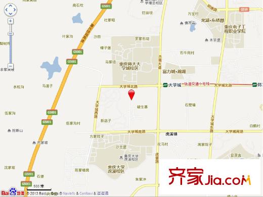 美麗時(shí)光交通圖區(qū)位圖