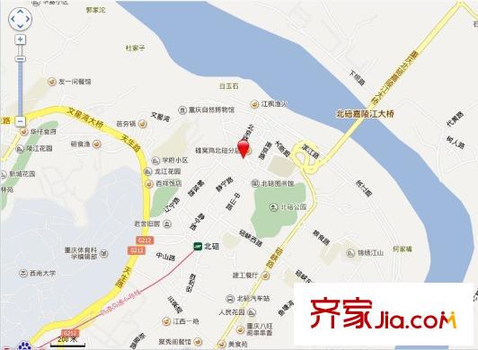 朝陽路小區(qū)交通圖
