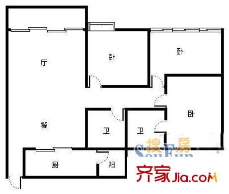 鴻程山水家園3室