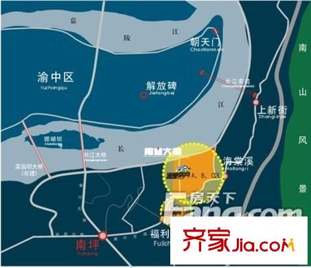 海棠曉月海雅居交通圖