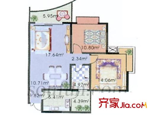 鴻恩麗舍 戶型圖1