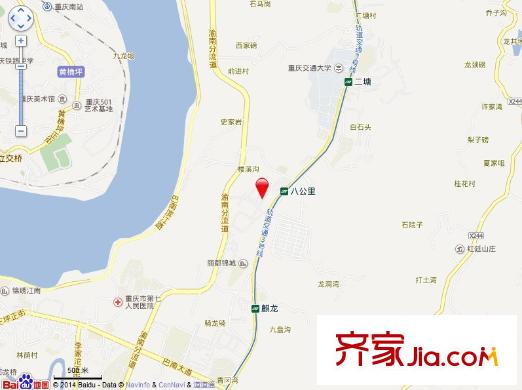 蔚藍(lán)時(shí)光二期格外交通圖