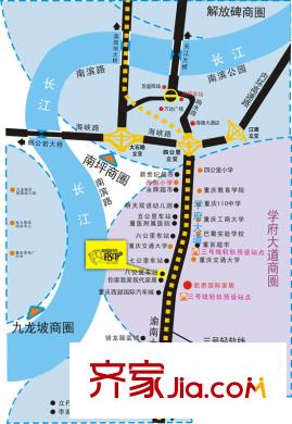 蔚藍(lán)時(shí)光二期格外交通圖