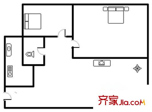 天澤苑 3室 戶型圖