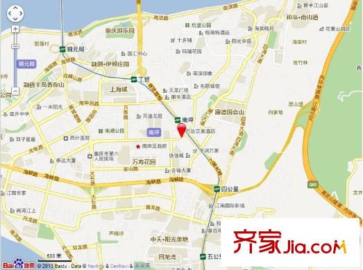 渝南佳苑交通圖