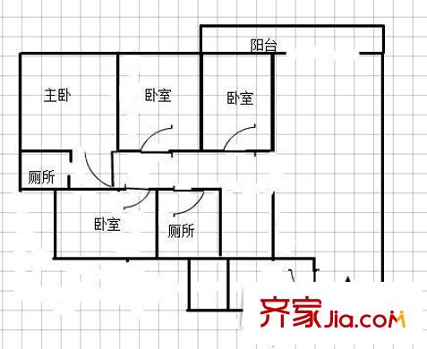尚立錦繡北濱 4室 戶型圖