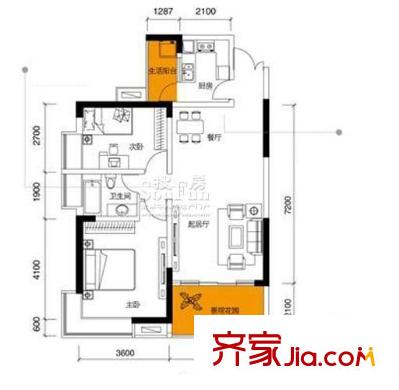 天倫華苑 戶型圖0
