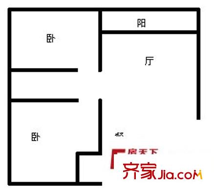 金玉滿堂城市花園 2室 戶型圖