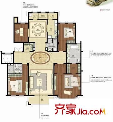 金玉滿堂城市花園 4室 戶型圖
