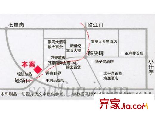 合景聚融廣場商住樓交通圖