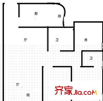 華新逸景 3室 戶型圖