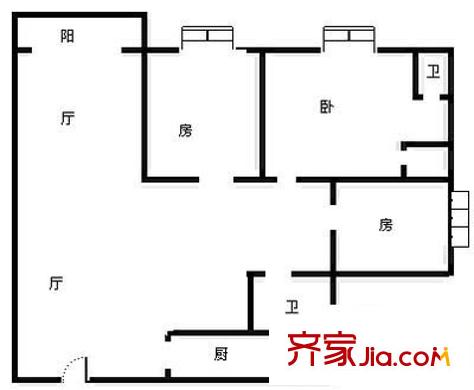 龍頭寺吉安園 3室 戶型圖