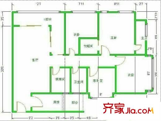 龍頭寺吉安園 4室 戶型圖