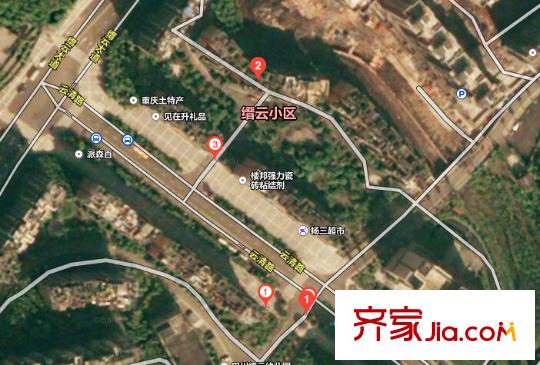 縉云小區(qū)配套圖 周邊