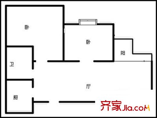 友誼村 3室 戶型圖
