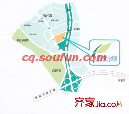 盛世家園交通圖