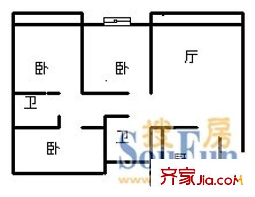 盛世家園 3室 戶型圖