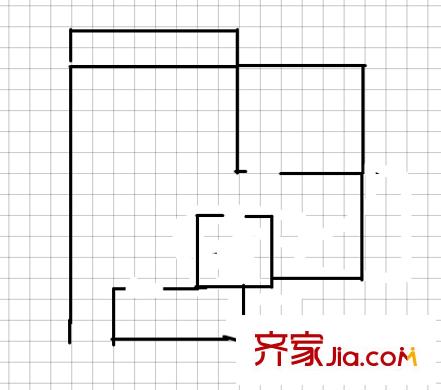 佳禾鈺茂河畔名居 2室 戶型圖