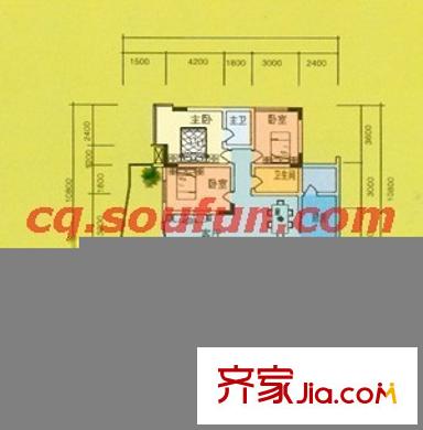 山水綠城 戶型圖1