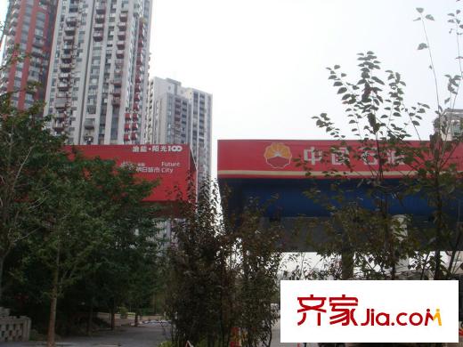 渝能明日城市配套圖往南二十米加油站