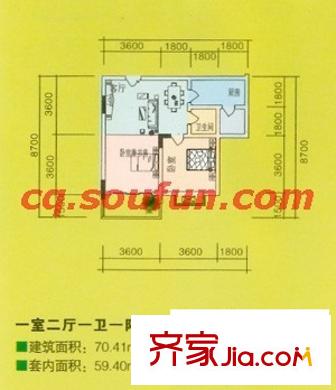 山水綠城 戶型圖3