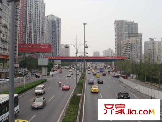 渝能明日城市配套圖周邊五黃路
