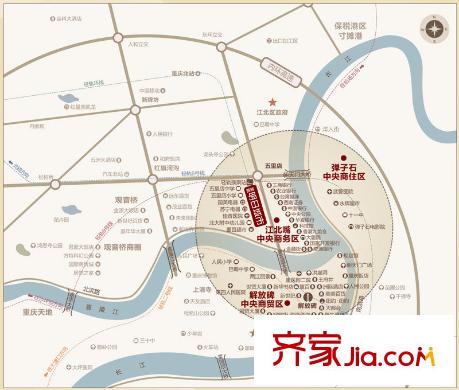 渝能明日城市交通圖區(qū)位圖