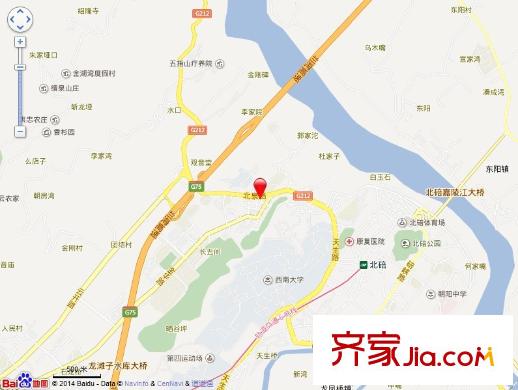 北泉路小區(qū)交通圖