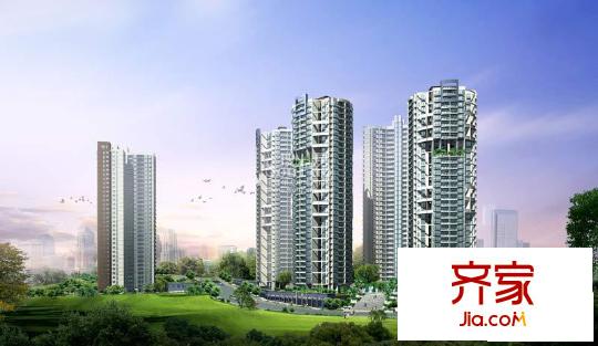 鳳鳴山水國際外景圖效果圖