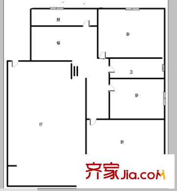 人和春天 3室 戶型圖