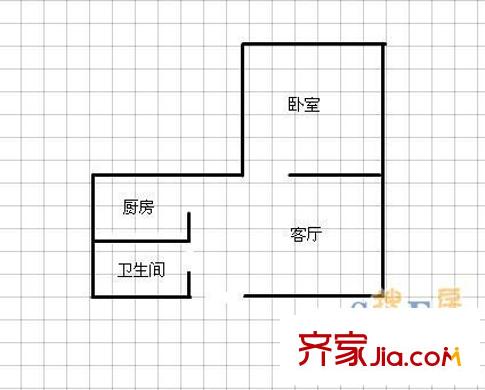 碚峽路小區(qū)戶型圖碚峽路 1室 戶型圖 1室1廳1衛(wèi)1廚