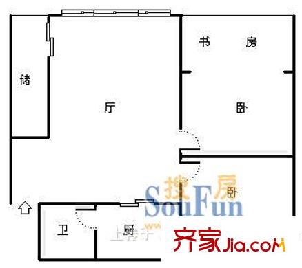 碚峽路小區(qū)戶型圖北碚區(qū)碚峽路 3室1廳1衛(wèi)1廚