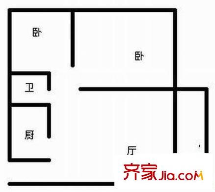 人和春天 2室 戶型圖