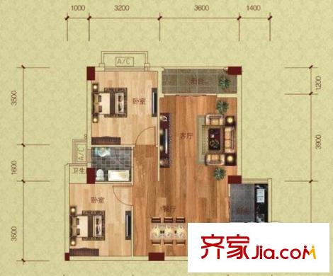 宏帆曦城 戶型圖