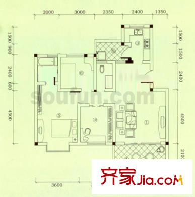 世紀(jì)陽(yáng)光新尚城 戶型圖