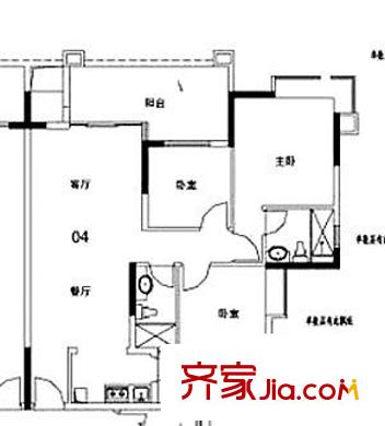 創(chuàng)新綠色家園 3室 戶型圖