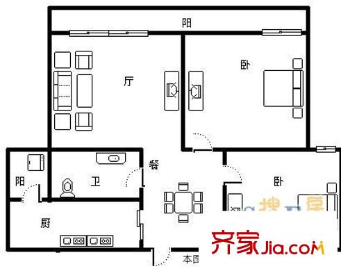 映泉花園 0室 戶型圖