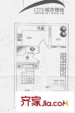 鴻恩雅苑 2室 戶型圖