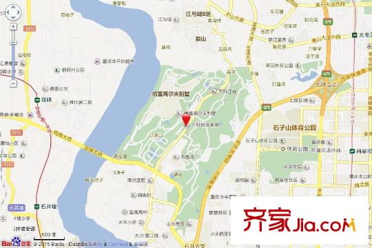 萬科悅灣電子地圖