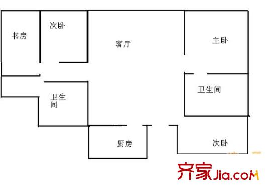 三鼎雅園 4室 戶型圖