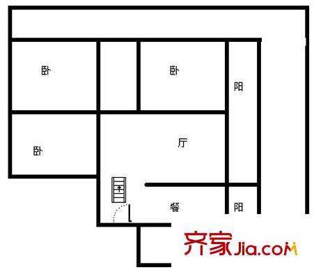 三鼎雅園 3室 戶型圖