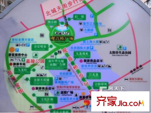 建工北城樂章交通圖
