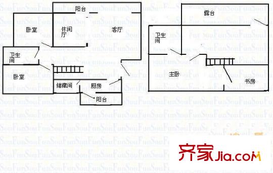 芳草地自由港灣 4室 戶型圖
