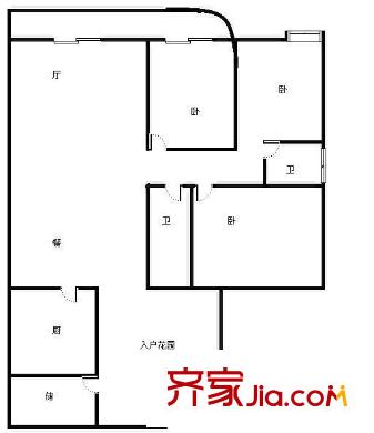南坪正街小區(qū)戶型圖 戶型圖 3室2廳2衛(wèi)1廚