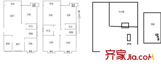 千竹景苑 7室 戶型圖
