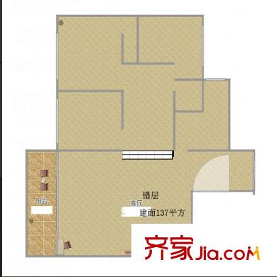 千竹景苑 3室 戶型圖