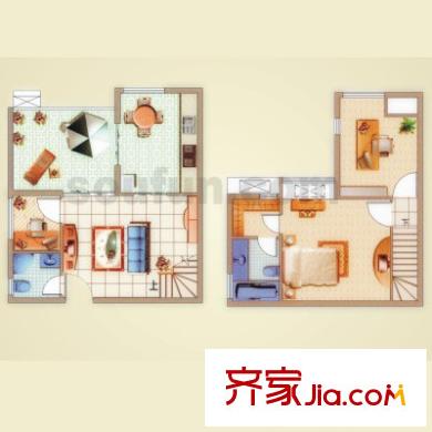 瑪雅上層戶型圖G2 3室